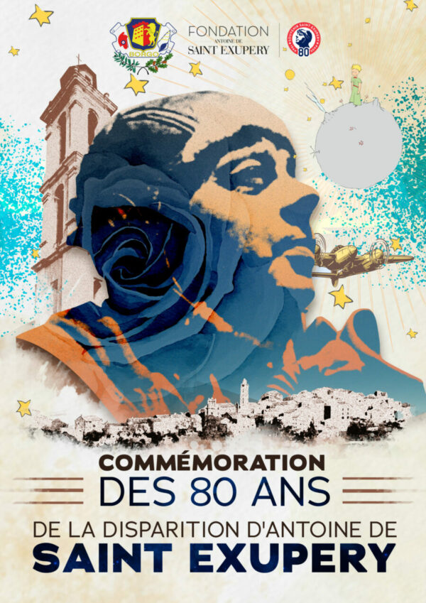 31 Juillet 2024 – Commémoration des 80 ans de la disparition d’Antoine de Saint Exupéry à Borgo