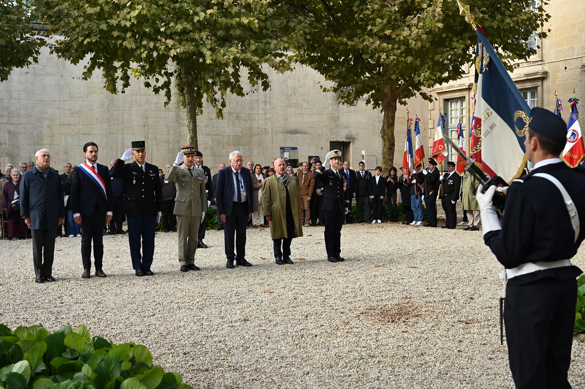 Cérémonie d’hommage au Commandant Antoine de Saint Exupéry à l’École militaire à Paris